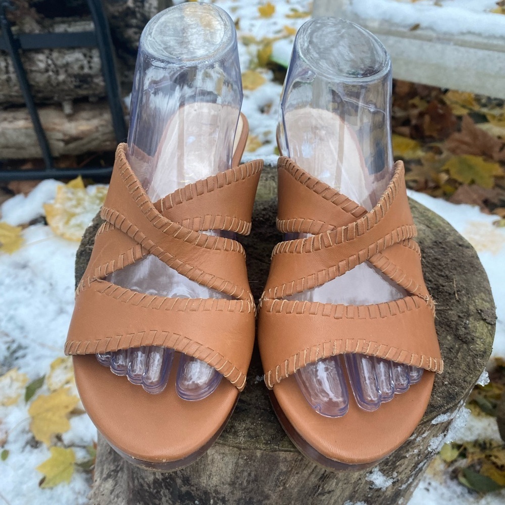 Jack‎ Rogers Jackie Mid Wedge Sandal Size 8 - Picture 4 of 7